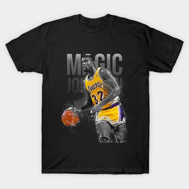 Magic Johnson T-Shirt by Creativedy Stuff